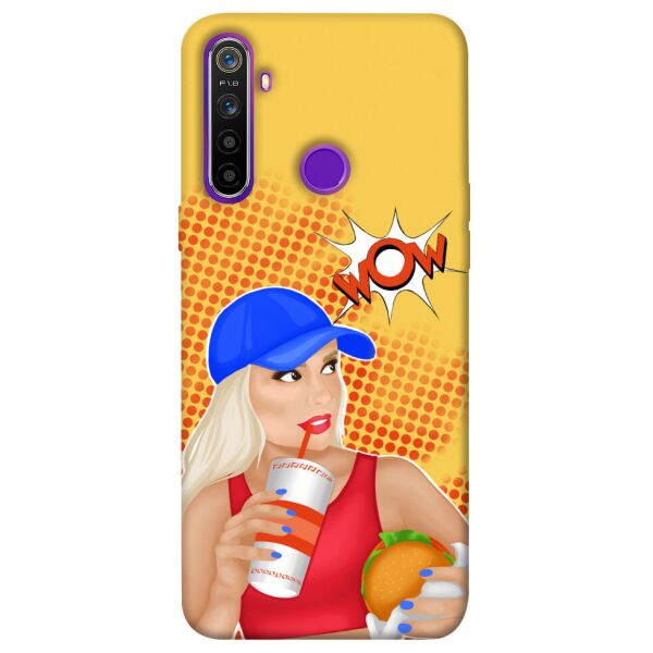 

Чехол itsPrint Wow burger для Realme 5