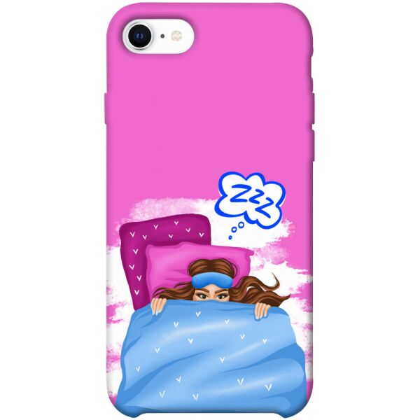 

Чехол itsPrint Sleepу girl для Apple iPhone SE (2020)