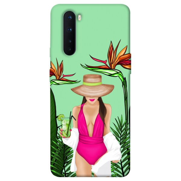 

Чехол itsPrint Tropical girl для OnePlus Nord
