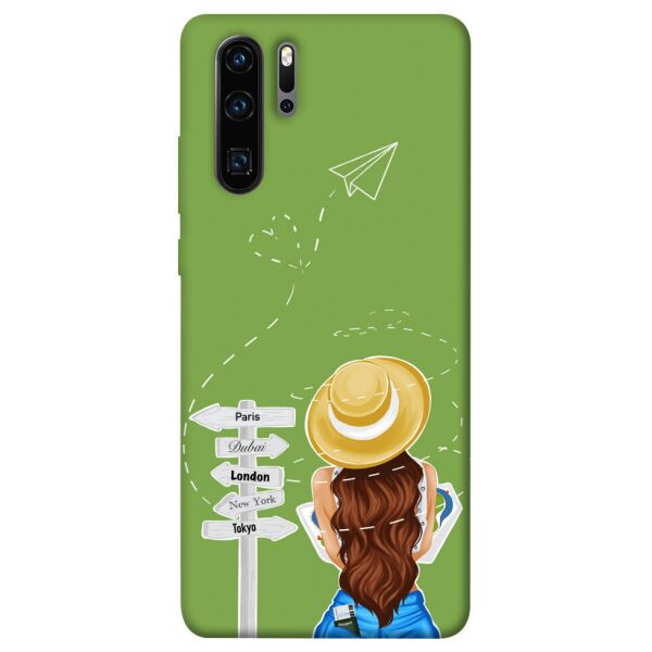 

Чехол itsPrint Travel girl для Huawei P30 Pro