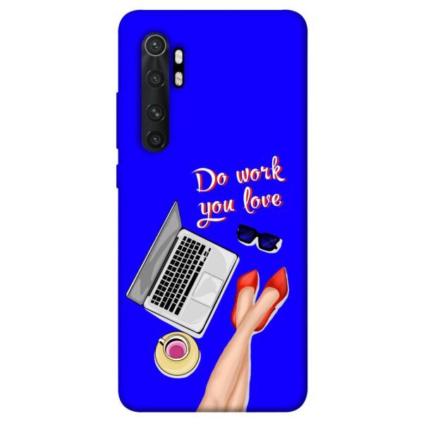 

Чехол itsPrint Do work you love для Xiaomi Mi Note 10 Lite