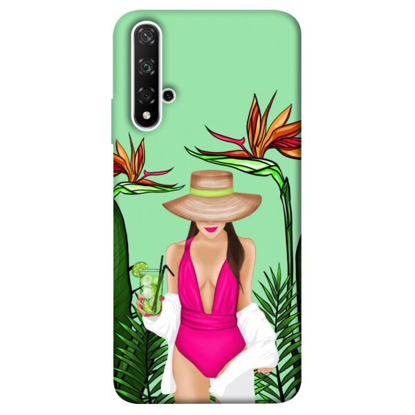 

Чехол itsPrint Tropical girl для Huawei nova 5T
