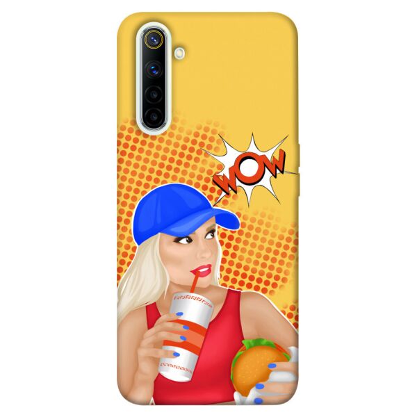

Чехол itsPrint Wow burger для Realme 6