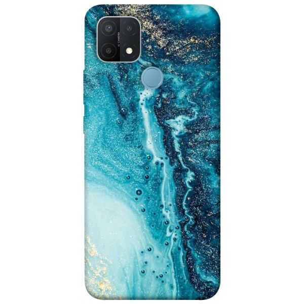 

Чехол itsPrint Голубая краска для Oppo A15s / A15