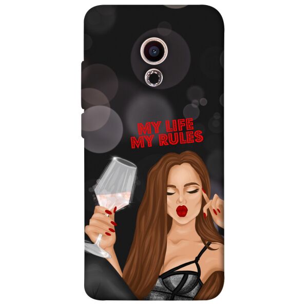 

Чехол itsPrint My life my rules для Meizu Pro 6