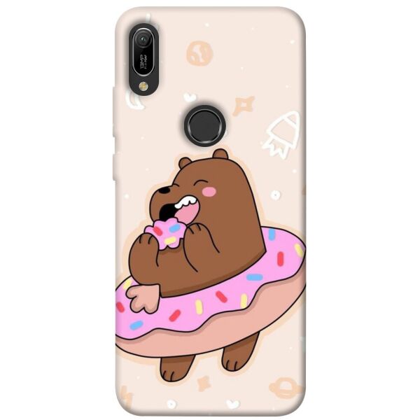 

Чехол itsPrint Мишка в пончике для Huawei Y6 (2019)