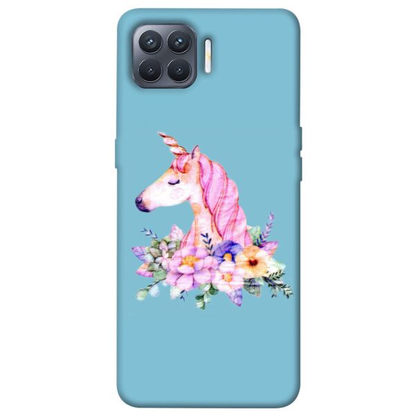 

Чехол itsPrint Счастливый единорог для Oppo Reno 4 Lite
