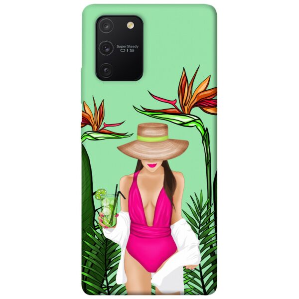 

Чехол itsPrint Tropical girl для Samsung Galaxy S10 Lite