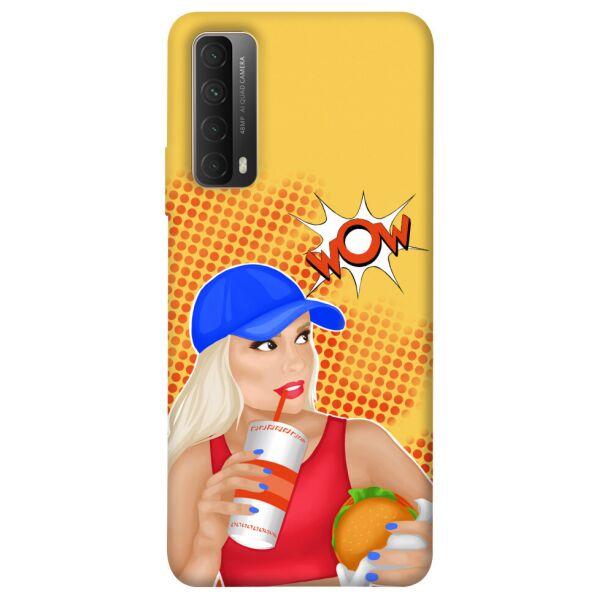 

Чехол itsPrint Wow burger для Huawei P Smart (2021)