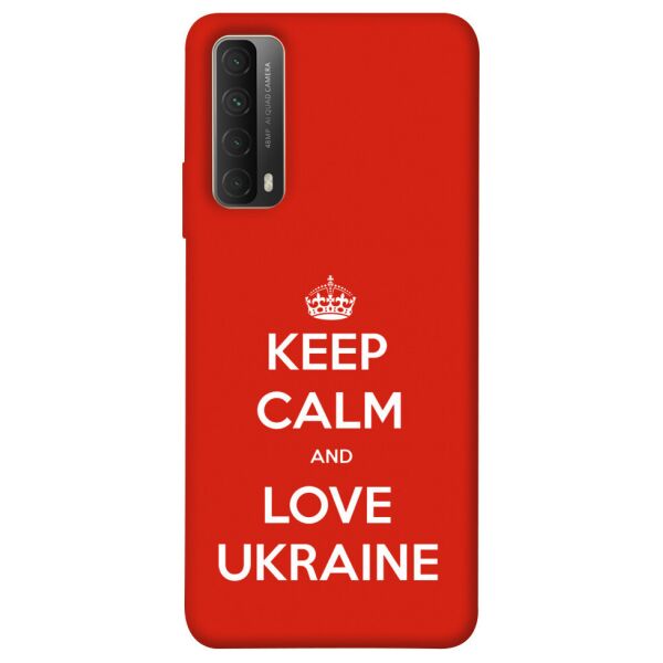 

Чехол itsPrint Keep calm and love Ukraine для Huawei P Smart (2021)