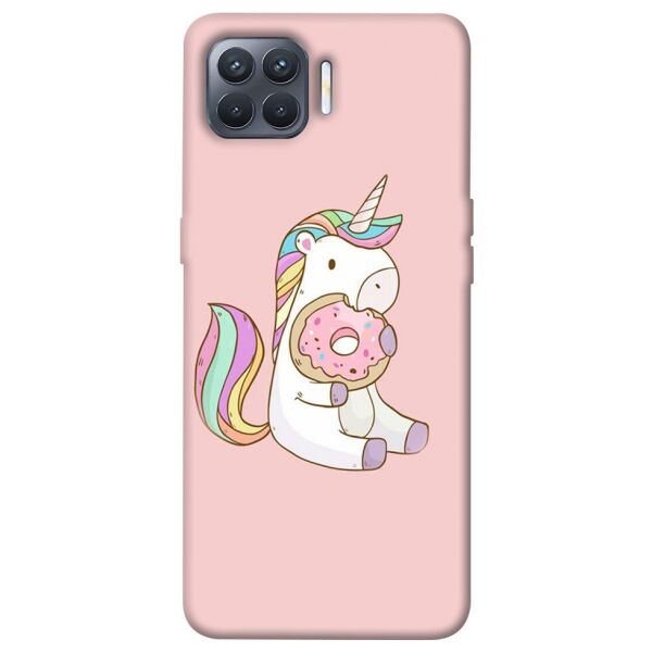 

Чехол itsPrint Единорог с пончиком для Oppo Reno 4 Lite