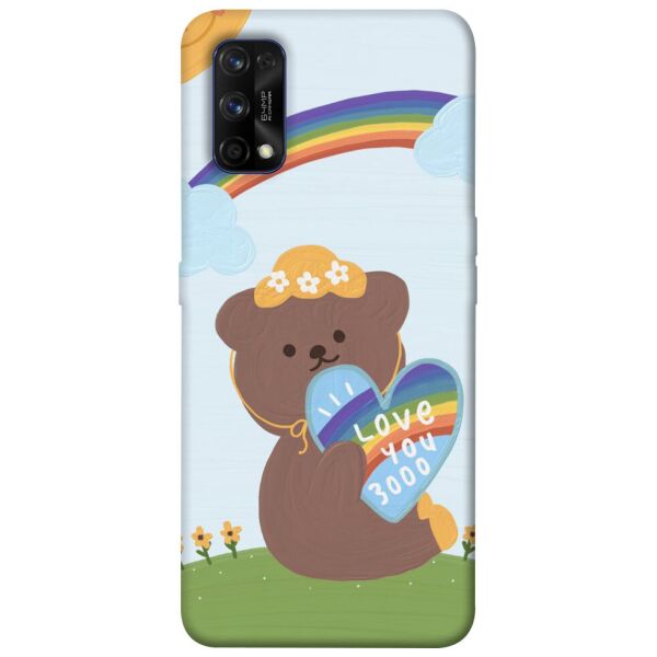 

Чехол itsPrint Мишка с сердцем для Realme 7 Pro