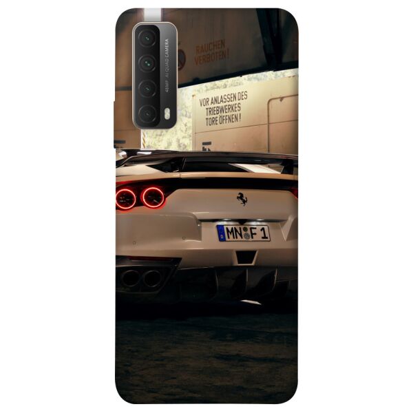 

Чехол itsPrint White Ferrari для Huawei P Smart (2021)