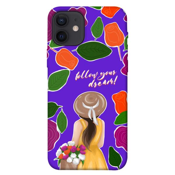 

Чехол itsPrint Girl dreamer для Apple iPhone 12 (6.1")