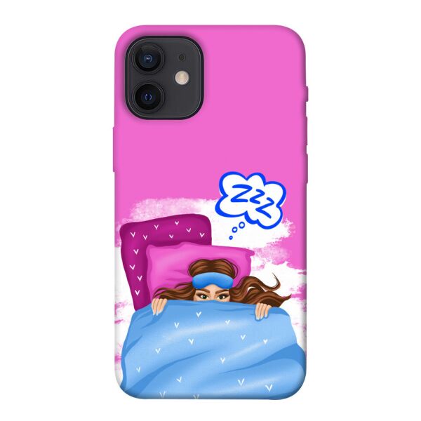 

Чехол itsPrint Sleepу girl для Apple iPhone 12 mini (5.4")