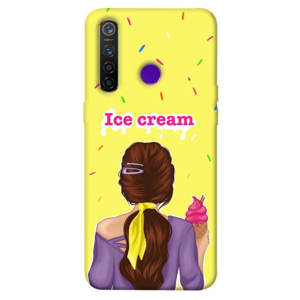 

Чехол itsPrint Ice cream girl для Realme 5 Pro