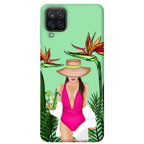 

Чехол itsPrint Tropical girl для Samsung Galaxy A12