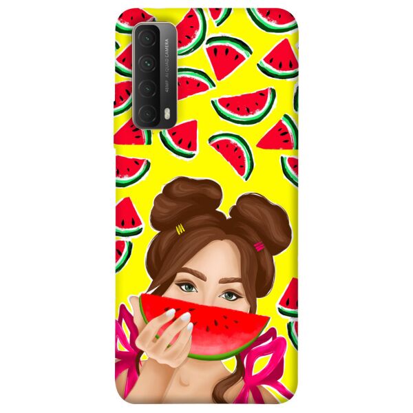 

Чехол itsPrint Watermelon girl для Huawei P Smart (2021)