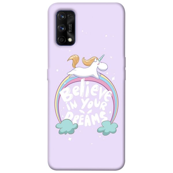 

Чехол itsPrint Believe in your dreams unicorn для Realme 7 Pro
