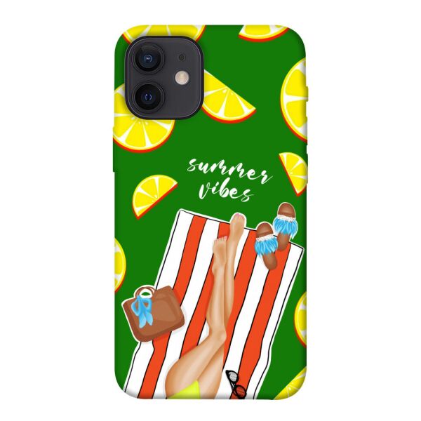 

Чехол itsPrint Summer girl для Apple iPhone 12 mini (5.4")