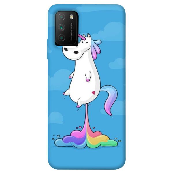 

Чехол itsPrint Единорог с радугой 2 для Xiaomi Poco M3