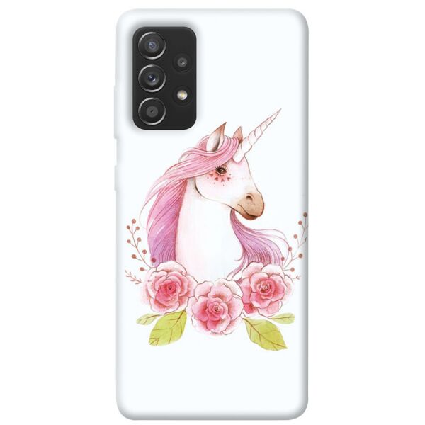 

Чехол itsPrint Единорог с цветами для Samsung Galaxy A72 4G / A72 5G