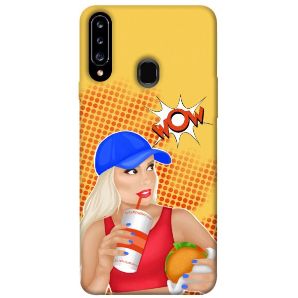 

Чехол itsPrint Wow burger для Samsung Galaxy A20s