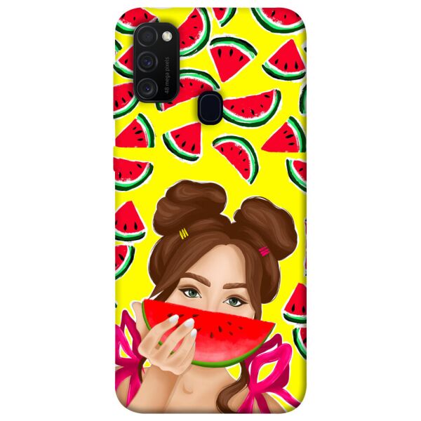 

Чехол itsPrint Watermelon girl для Samsung Galaxy M30s / M21