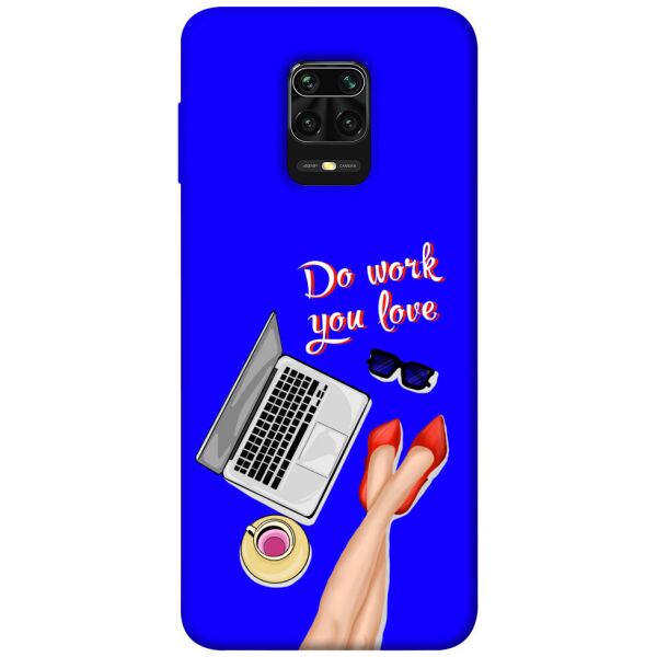

Чехол itsPrint Do work you love для Xiaomi Redmi Note 9s / Note 9 Pro / Note 9 Pro Max