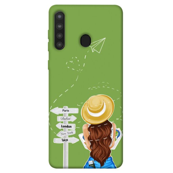 

Чехол itsPrint Travel girl для Samsung Galaxy A21