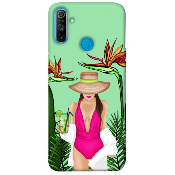 

Чехол itsPrint Tropical girl для Realme C3