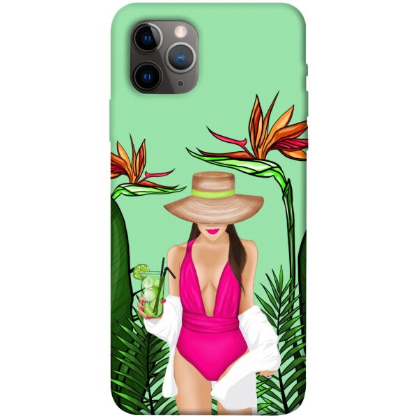 

Чехол itsPrint Tropical girl для Apple iPhone 11 Pro Max (6.5")