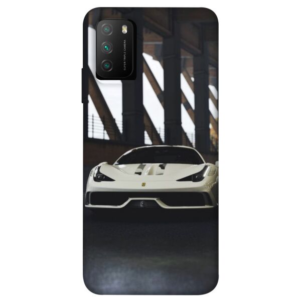 

Чехол itsPrint White sportcar для Xiaomi Poco M3