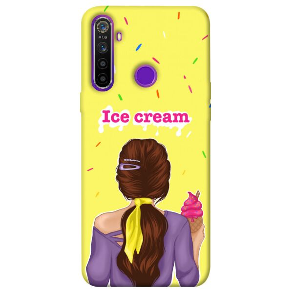 

Чехол itsPrint Ice cream girl для Realme 5