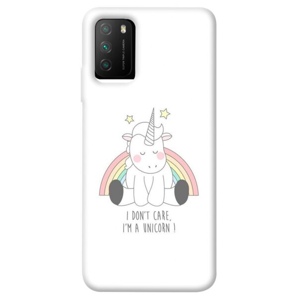 

Чехол itsPrint I don't care для Xiaomi Poco M3