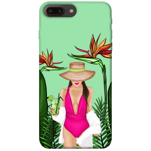 

Чехол itsPrint Tropical girl для Apple iPhone 7 plus / 8 plus (5.5")