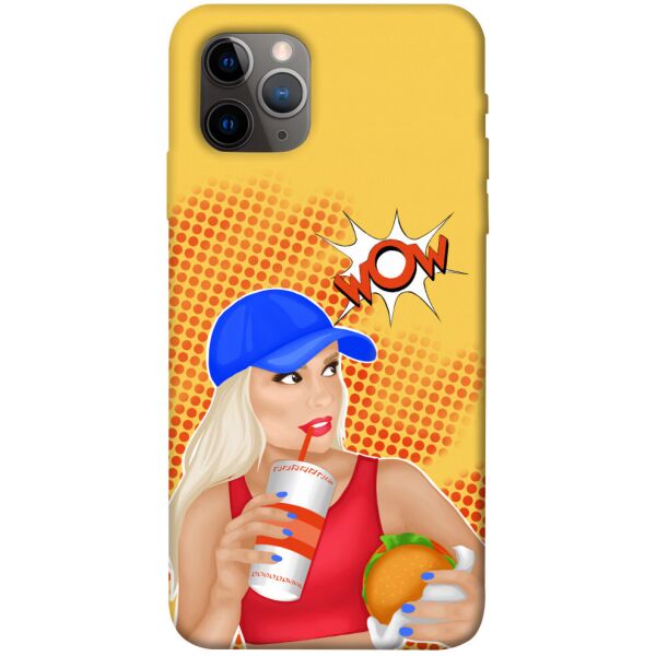 

Чехол itsPrint Wow burger для Apple iPhone 11 Pro (5.8")
