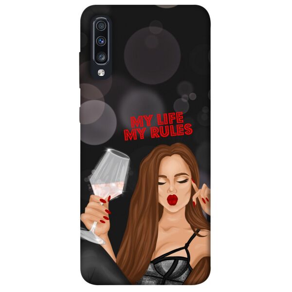 

Чехол itsPrint My life my rules для Samsung Galaxy A70 (A705F)