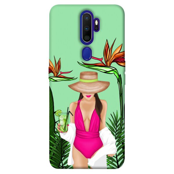 

Чехол itsPrint Tropical girl для Oppo A9 (2020)