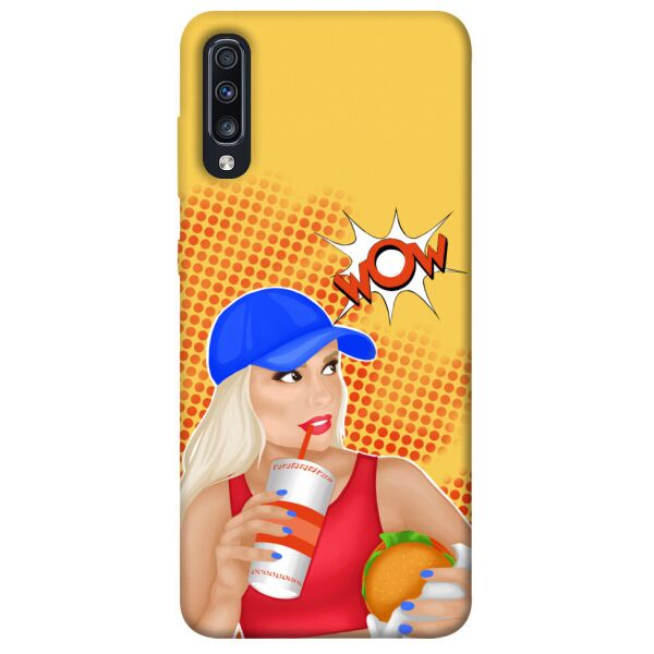 

Чехол itsPrint Wow burger для Samsung Galaxy A70 (A705F)