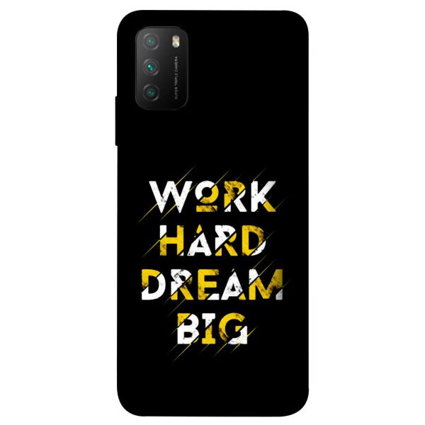 

Чехол itsPrint Work hard для Xiaomi Poco M3
