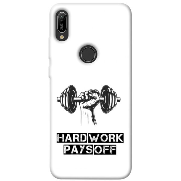 

Чехол itsPrint Hard work pays off для Huawei Y6 (2019)