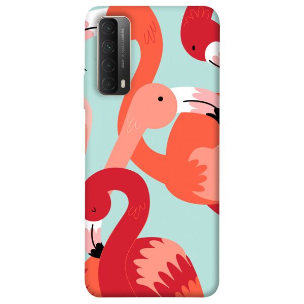 

Чехол itsPrint Flamingo для Huawei P Smart (2021)