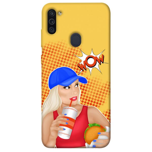 

Чехол itsPrint Wow burger для Samsung Galaxy M11