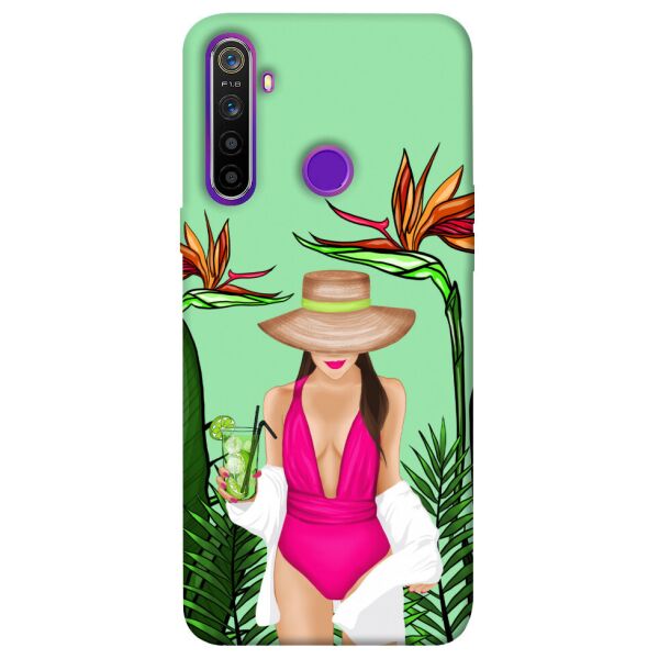

Чехол itsPrint Tropical girl для Realme 5