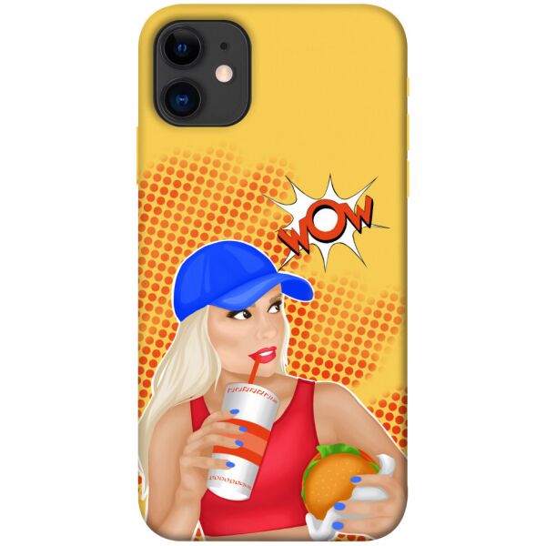 

Чехол itsPrint Wow burger для Apple iPhone 11 (6.1")