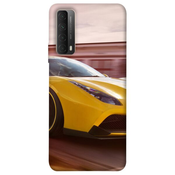 

Чехол itsPrint Yellow sportcar для Huawei P Smart (2021)