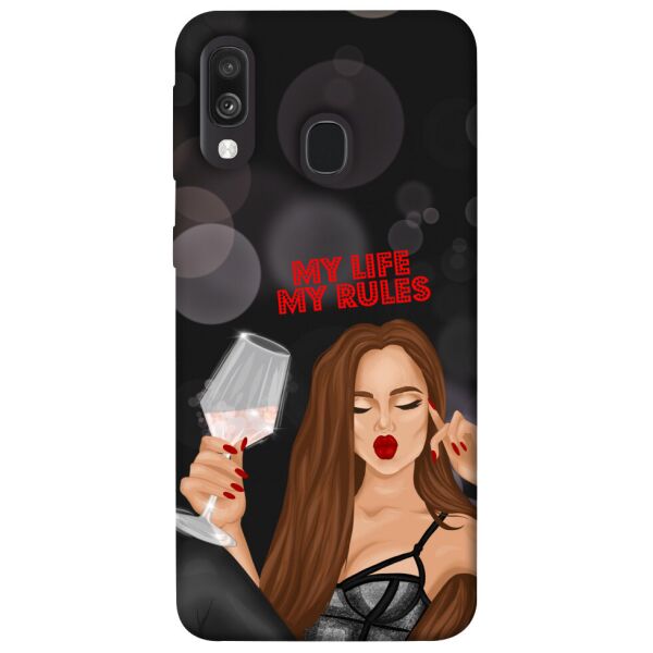 

Чехол itsPrint My life my rules для Samsung Galaxy A40 (A405F)