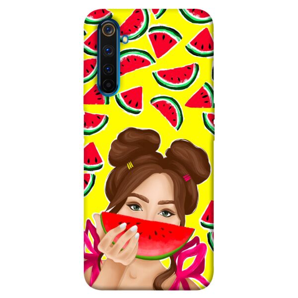 

Чехол itsPrint Watermelon girl для Realme 6 Pro