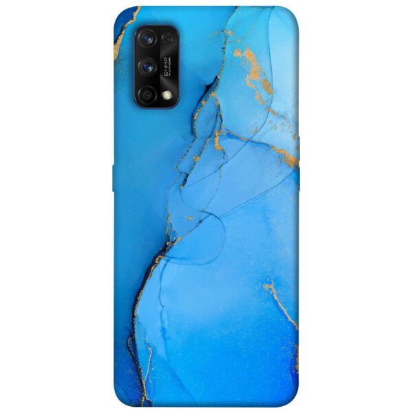 

Чехол itsPrint Синий с золотом для Realme 7 Pro